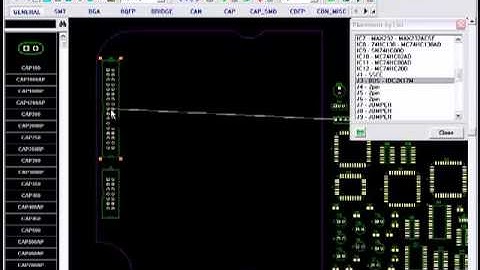 Placing parts in DipTrace PCB software