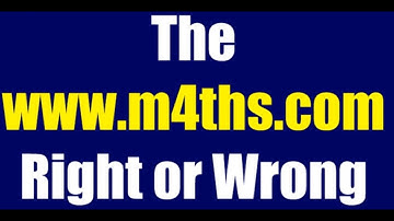 Round 22 - www.m4ths.com Challenge GCSE C Grade Target Quiz - Non Calculator - Common Misconceptions