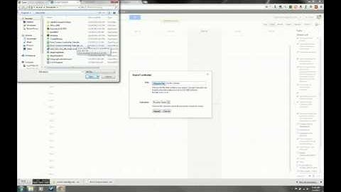 Importing CSV calendar file into Google Calendar