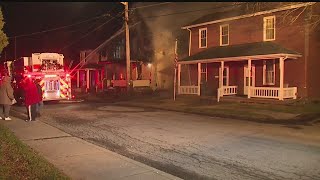 Crews on scene of large structure fire in New Castle