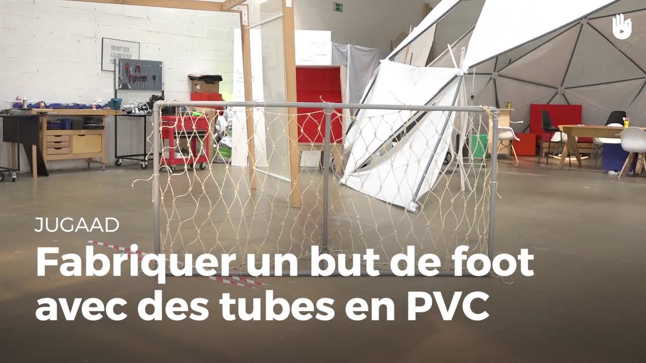 Comment faire un bureau en cage de foot pour enfant - Visser Malin