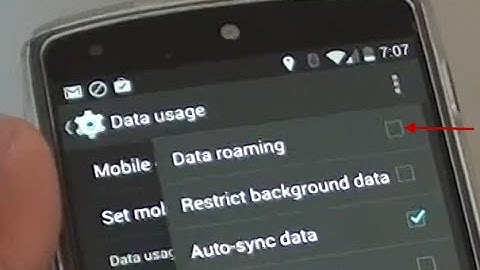 Google Nexus 5: How to Enable / Disable Data Roaming