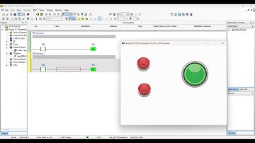 Lec-5 HMI Design & Simulation for simple Set-Reset Operation | Delta HMI | HMI Programming #plc
