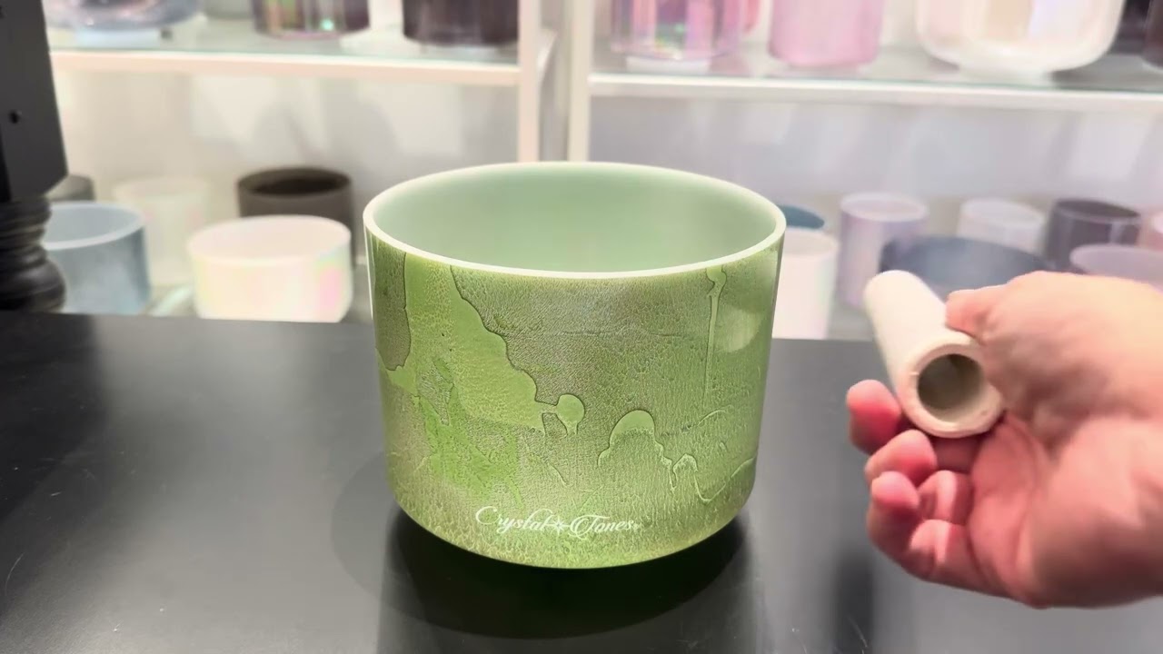 7" A#+25 Itoigawa Jade 136222 Crystal Tones® Alchemy Crystal Singing Bowl
