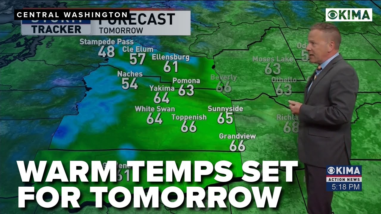 Warm Temps set for Tomorrow | Weather with Mike McCabe - YouTube