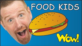 Pizza Hamburger + More Food for Kids from Steve and Maggie | Funny Cooking Story Time for Children