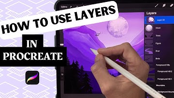 How to use layers in Procreate Like a Pro! (Beginners Guide!)