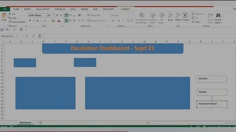 BPO Process External Escalation Dashboard in MS Excel (Part 1)- latest 2023