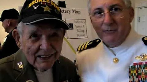 Warren Pendleton and Cdr Ben Brown