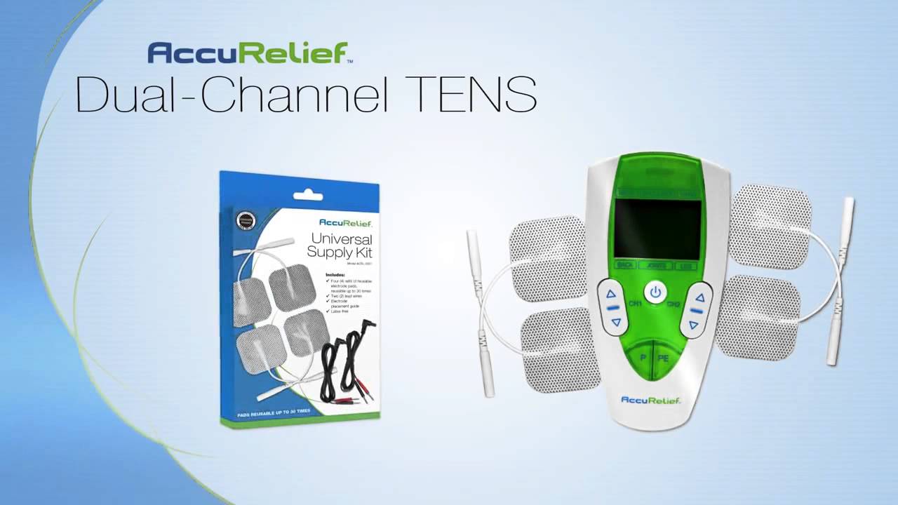 AccuRelief Single Channel Tens Electrotherapy Pain Relief System