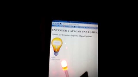 Encender y apagar un diodo led desde internet con arduino