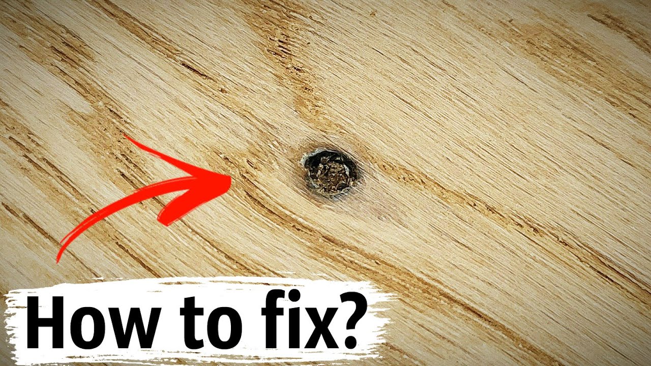 How To Fix Knots And Cracks On A Wooden Floor Restoration Of A How To Fix Knots And Cracks On A Wooden Floor Restoration Of A