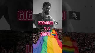 Giga Chad Vs LGBTQ 🏳️ 🌈  #shorts #gigachad #lgbt