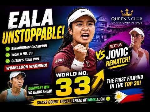 Video Can Alex Eala Win Queens Club and Shock Wimbledon? | World No. 33 Faces Iva Jovic in Huge Rematch