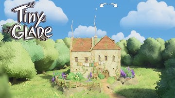 Tiny Glade | Building a Cozy Cottage with a Pond and Garden | Part 01