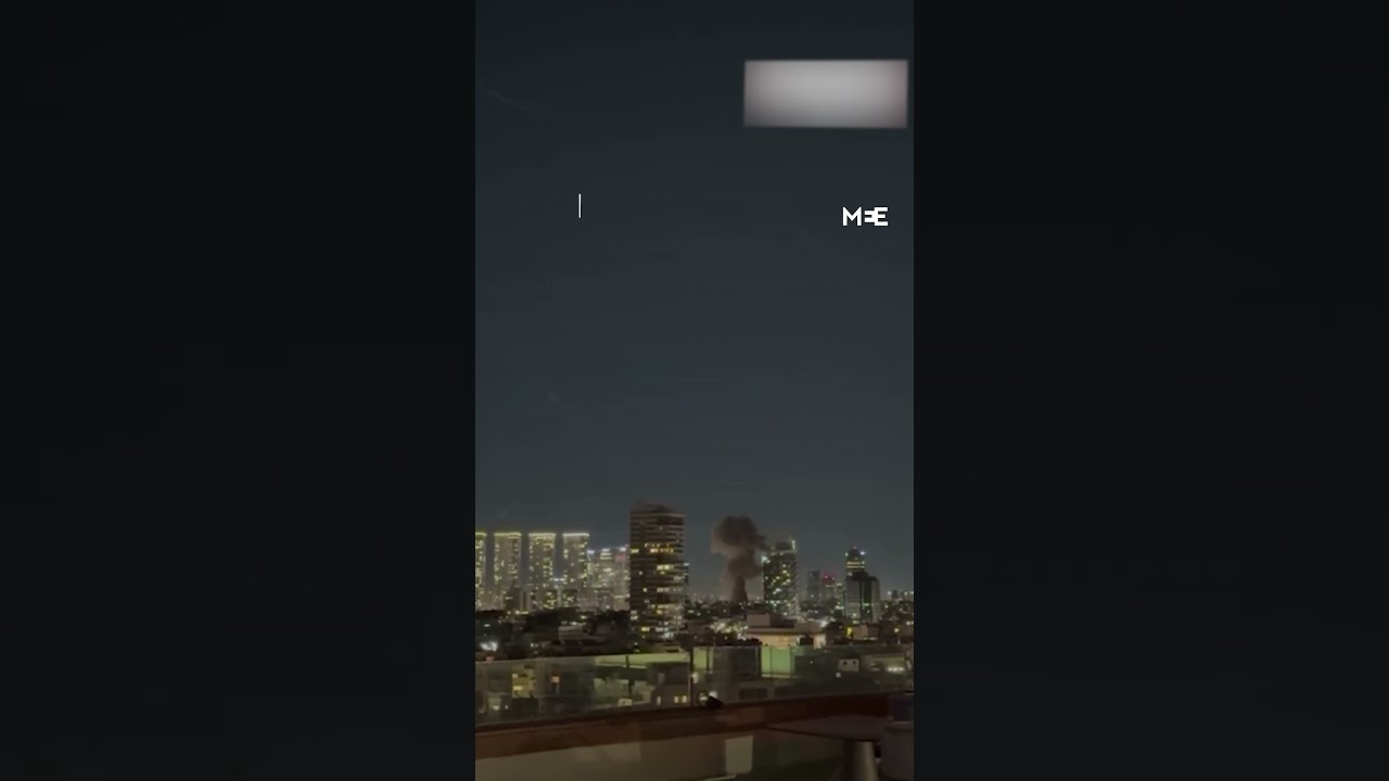 Iranian missile strikes Tel Aviv