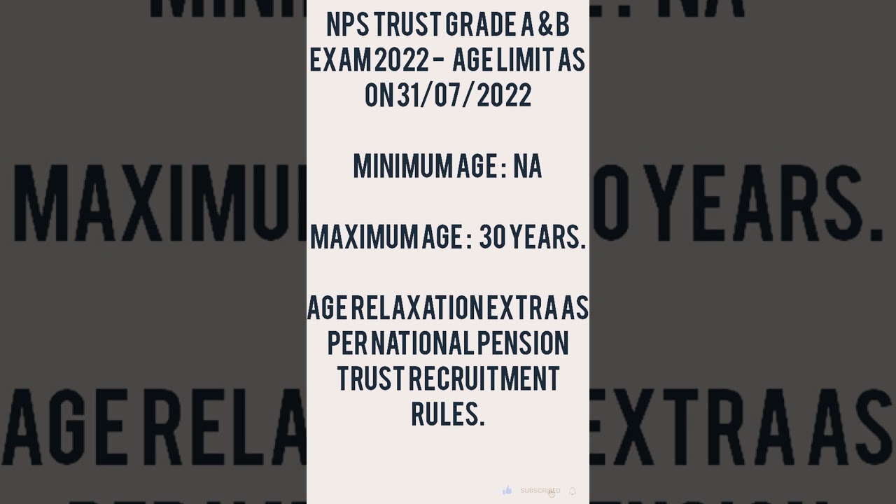 GOOD NEWS NPS NEW RECRUITMENT VACANCY 2022-23