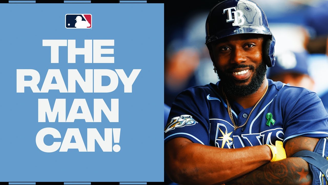 The Randy Man can do it all!!!! Arozarena is having a MONSTER year leading the first place Rays!!