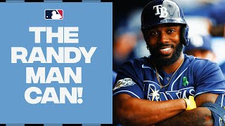 The Randy Man can do it all!!!! Arozarena is having a MONSTER year leading the first place Rays!!