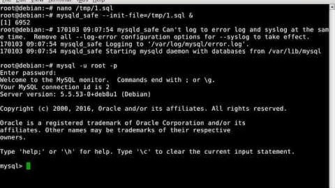 MySQL how to reset root password in Linux (Debian, Ubuntu, etc.)