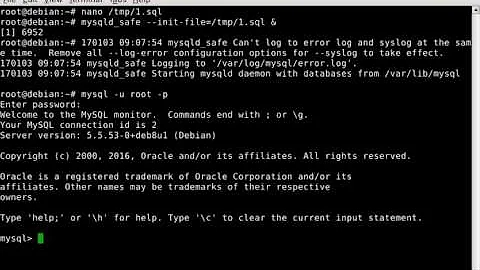 MySQL how to reset root password in Linux (Debian, Ubuntu, etc.)