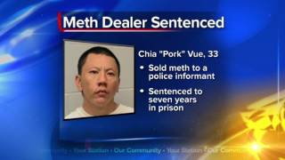 Meth dealer arrested at hotel sentenced to prison