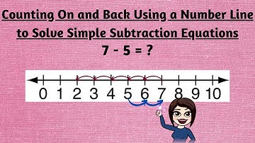 Counting On and Counting Back to Solve Simple Subtraction Equations