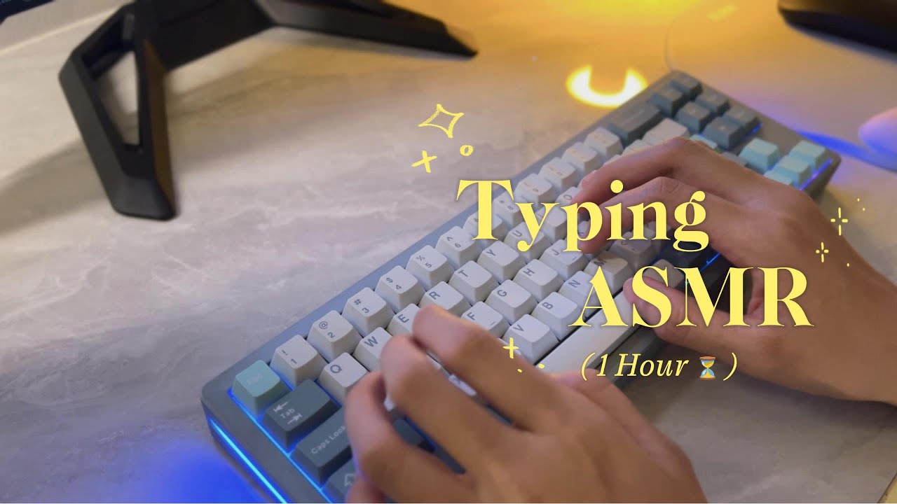 Cozy Keyboard ASMR | 1 Hour of Relaxing Sounds for Deep Focus & Calm ...
