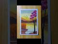 Simple ! Cara Menggambar pemandangan senja #art #drawingtutorial #drawing