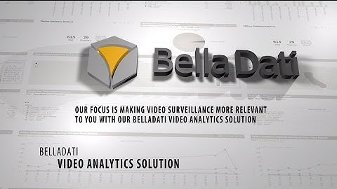 BellaDati Webinar - Video Analytics Solution