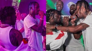 TRAVIS SCOTT DIDNT LIKE THE CROWDS LOW ENERGY AT MICHAEL RUBIN'S PARTY IN THE HAMPTONS