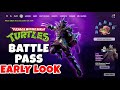 Fortnite x TMNT Battle Pass EARLY LOOK At ALL 26 Rewards! (2 Skins + TONS Of Cosmetics)