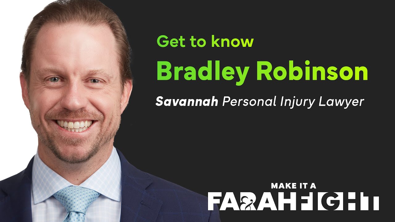 Meet Bradley Robinson | Savannah Personal Injury Attorney | Farah & Farah