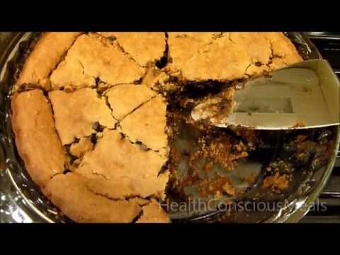 Vegan Chocolate Chip Cookie Deep Dish Pie - HealthConsciousMeals