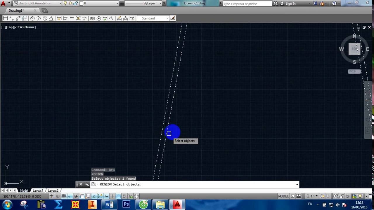 Tính đặc trưng hình học qua phần mềm autocad