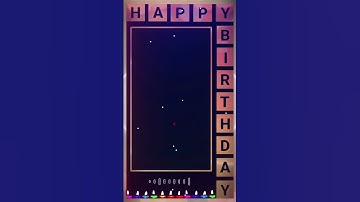 Birthday Black Screen Template | Happy Birthday Template|Kinemaster Template | Birthday Status Video