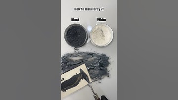 How to make Grey ?! Satisfying Color mixing 🎨 #colormixing #satisfying #asmr