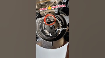 Half shuttle sewing machine needle timing #sewingtipsandtricks #sewingmachinerepair #tailoring