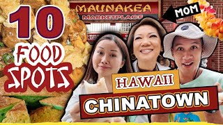 ULTIMATE FOOD TOUR in Honolulu’s Chinatown - 10 Spots: HAWAII Best Asian Food Ever (Massive Eats) P2