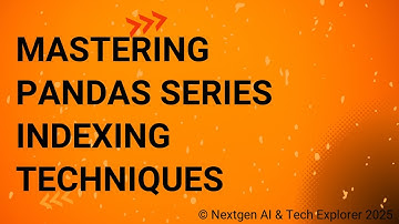 Mastering Pandas Series Indexing Techniques