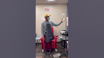 Manual peritoneal dialysis. So easy a caveman can do it! #homedialysis #dialysis #pd