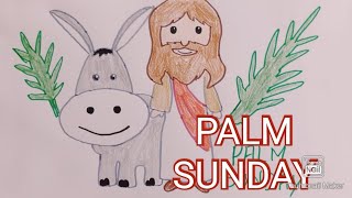 Information How To Draw Palm Sunday Special Drawing | Palm Sunday Drawing step by step Tutorial for kids | Update
