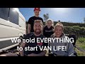 We sold everything to live in a van  our first vlog  van life france