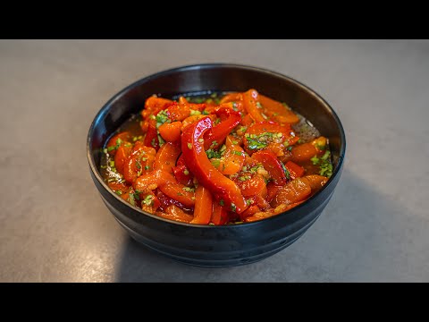 🌶 Вкусная закуска из запеченного перца.