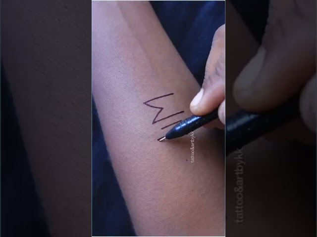 some unique tattoo for 1M sub #shorts class=