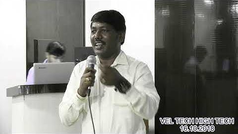 VEL TECH HIGH TECH DEPT OF MECHANICAL WORKSHOP 16.10.2018