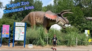 Detroit Zoo Dinosaurs Area 