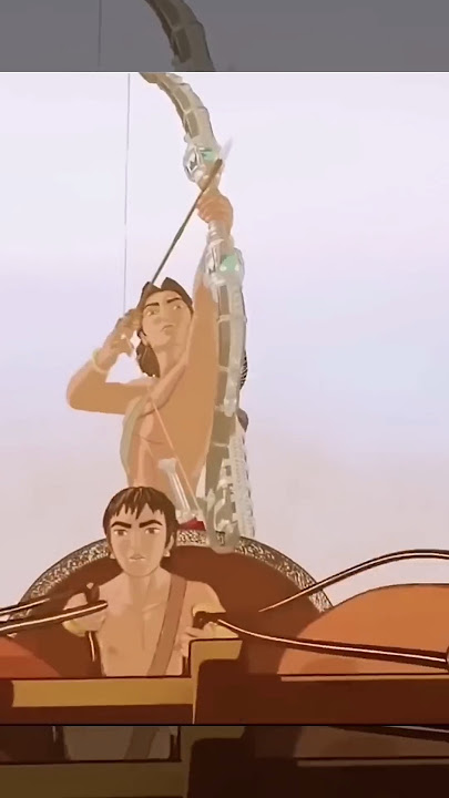 World's Most Powerful Archer Arjuna | Gandiv = 1 Lakh Bows #mahabharat #arjuna #krishna #shorts