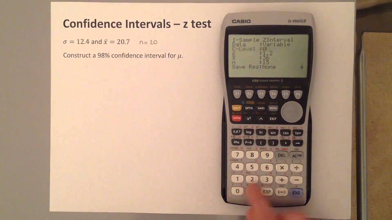 Confidence interval to z score calculator factsroden