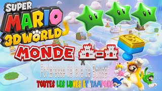 Super Mario 3D World : toutes les lunes du Niveau Forteresse de lave de Bowser (Non comm)